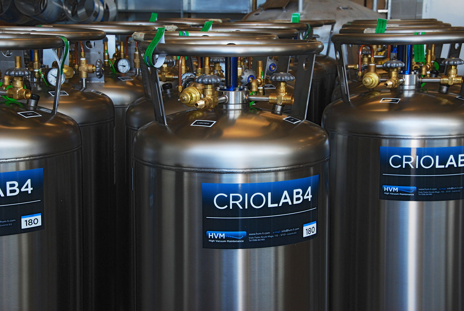 HVM cryogenic vessel manufacturing in Italy